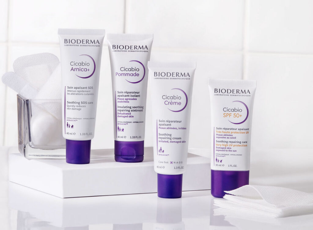Gamme de soins dermatologiques Bioderma Cicabio.